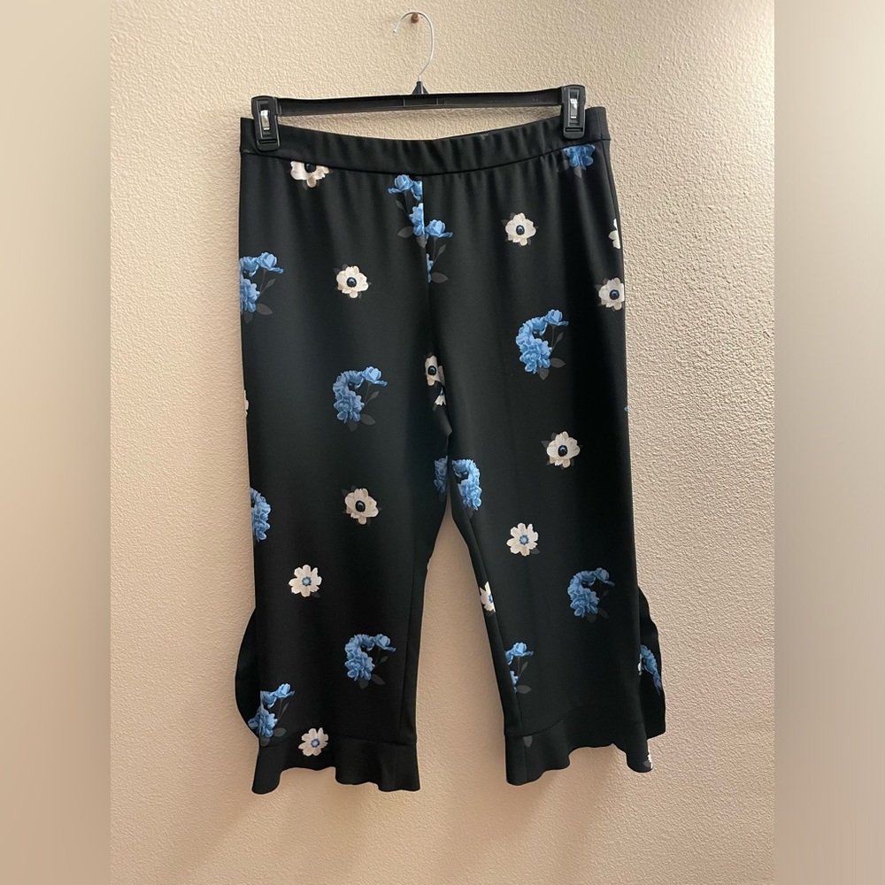 Alfani ankle length pants wide leg elastic waistband comfortable